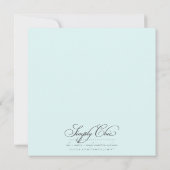 王室のな結婚式招待状 招待状 (裏面)