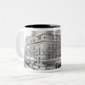 王室のな英国のオペラハウス1891年 ツートーンマグカップ (正面左)