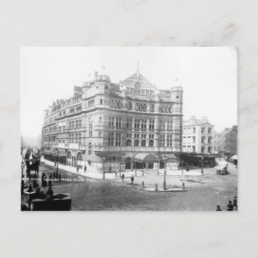 王室のな英国のオペラハウス1891年 ポストカード (正面)