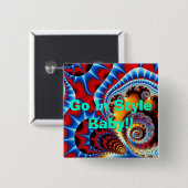 王室のな螺線形の効果はスタイルのベビーで、入ります!! 缶バッジ (正面&裏面)