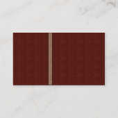 王室のな赤 名刺 (裏面)