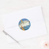 王室のな郵便"アトランティス巡航します"は ラウンドシール (封筒)