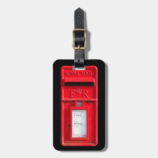 王室のな郵便(イギリス) ラゲッジタグ (正面縦)