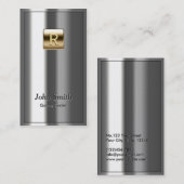 王室のな金属ゲームのテストの名刺 名刺 (正面/裏面)