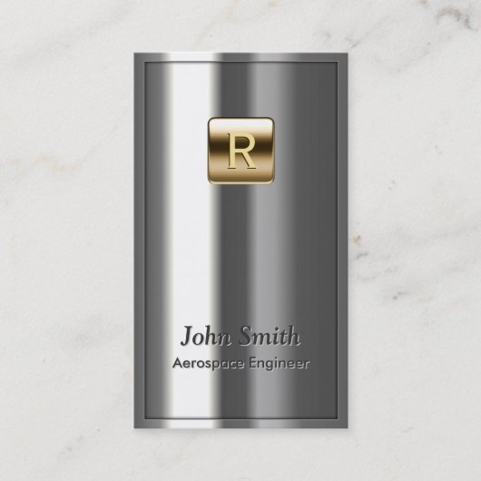 王室のな金属航空宇宙学の技術者の名刺 名刺 (正面)