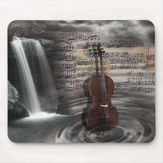 王室のな音楽 マウスパッド (正面)