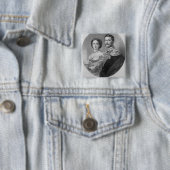 王室のな高度の結婚式ポートレート 缶バッジ (インサイチュ)