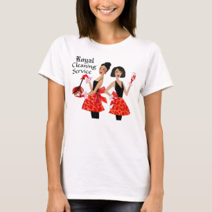 "王室のな"花型女性歌手のクリーニングサービスTシャツ Tシャツ