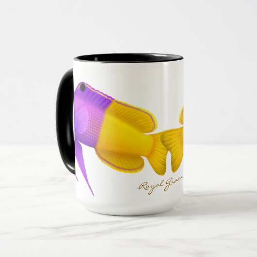 王室のなGrammaの珊瑚礁の魚のマグ マグカップ (正面左)