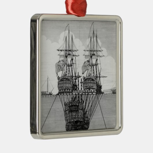 王室のなHMSを救助するために試みられる試み メタルオーナメント (右)