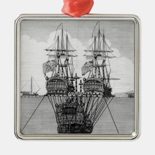 王室のなHMSを救助するために試みられる試み メタルオーナメント (正面)