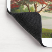 王室のなPoinciana (火炎式木) マウスパッド (コーナー)