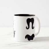 王室のなStache 2の調子のコーヒー・マグ ツートーンマグカップ (正面右)