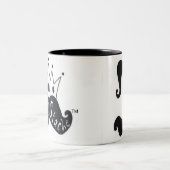 王室のなStache 2の調子のコーヒー・マグ ツートーンマグカップ (中央)