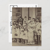 王室のの結婚プリンセス – 家族 ポストカード (正面/裏面)