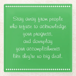 王室のアドバイス ガラスコースター