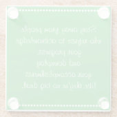 王室のアドバイス ガラスコースター (裏面)