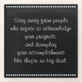 王室のアドバイス ガラスコースター