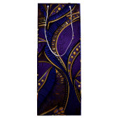 王室のアフロワックスパターン ワインギフトバッグ (裏面)