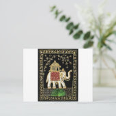 王室のインディアンゾウ乗りザリアート ポストカード (スタンド正面)