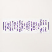 王室のインディアン ヨガマット (裏面(横))