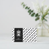 王室のエレガントスタイリッシュフィットネス 名刺 (スタンド正面)