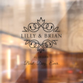 王室のエレガント最高の日結婚前 ウィンドウサイン (シート2)