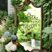 王室のエレガント最高の日結婚前 ウィンドウサイン