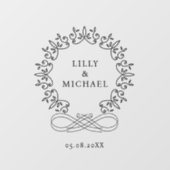 王室のエレガント結婚s ウィンドウサイン (シート)