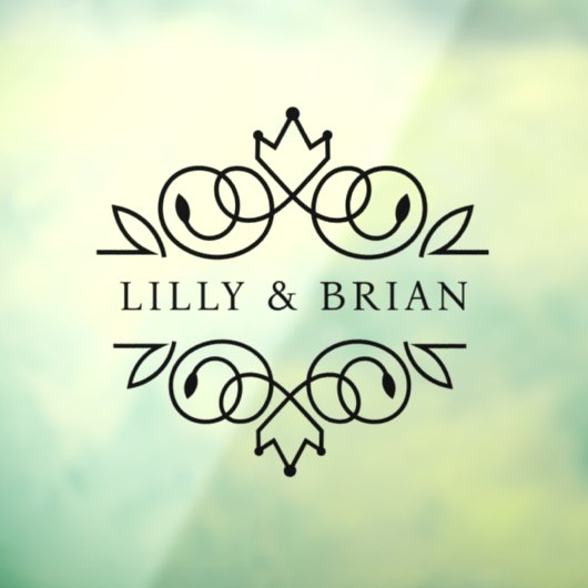 王室のエレガント結婚s ウィンドウサイン (シート3)