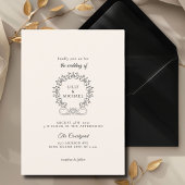 王室のエレガント結婚s 招待状