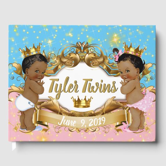 王室のエレガントFlexer Pink & Blue ゲストブック (正面)