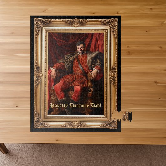 王室のカスタムパーソナライズされた写真華美 ジグソーパズル