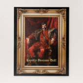 王室のカスタムパーソナライズされた写真華美 ジグソーパズル (縦)