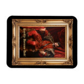 王室のカスタムパーソナライズされた写真華美 マグネット (横)