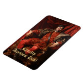 王室のカスタムパーソナライズされた写真華美 マグネット (左側)