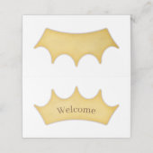 王室のカベーションフェアユタリーゴールデンクラウンキッズプレイス プレイスカード (外部開封)