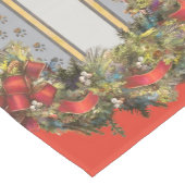 王室のキャットクリスマステーブルランナー90x16 ミディアムテーブルランナー (コーナー)