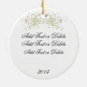 王室のキャリッジ – SRF セラミックオーナメント (裏面)