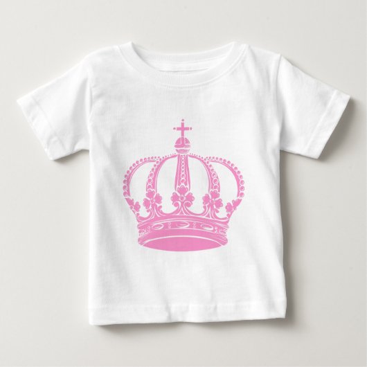 王室のクラウン02 – ピンク ベビーTシャツ (正面)