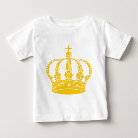 王室のクラウン02 – 琥珀 ベビーTシャツ (正面)