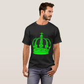 王室のクラウン02 – 緑 Tシャツ (正面フル)