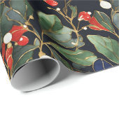 王室のクリスマスのミスタントシームレスパターンBIG ラッピングペーパー (ロールコーナー)