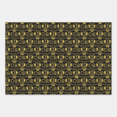 王室のコロネーション2023オージーパターンラッピング紙 ラッピングペーパーシート (正面2)