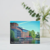 王室のシェイクスピア劇場、ストラットフォード・アボン ポストカード (スタンド正面)