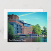 王室のシェイクスピア劇場、ストラットフォード・アボン ポストカード (正面/裏面)