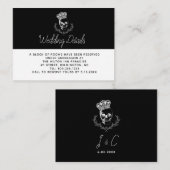 王室のスカル結婚詳細 エンクロージャーカード (正面/裏面)