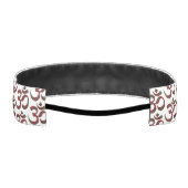 王室のスチュワートタータンチェックプレイド1.5イン非ヘッドバスリップまたは滑ることンド アスレチックヘッドバンド (裏面)