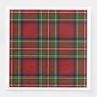 王室のスチュワートホワイトスタンダードディナーナプキンズ