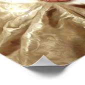 王室のスフィンクス猫クイーンポートレート ポスター (角)